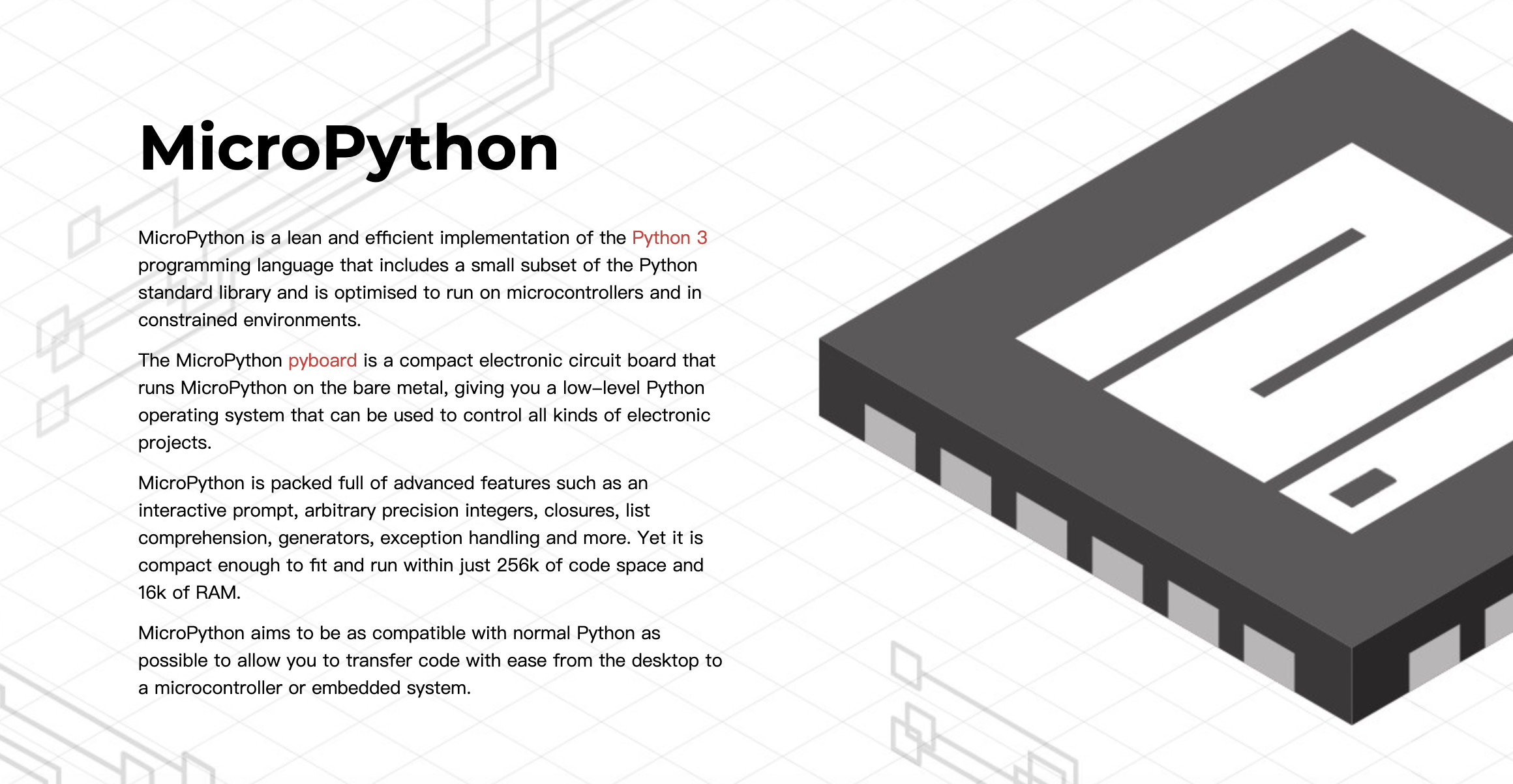 micropython是 python 3 语
