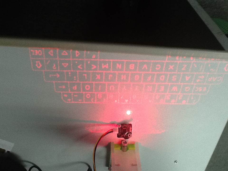 【Ropeak】开源激光键盘问题，没有光斑不能完成调试图2