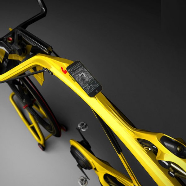 酷酷酷：外形像超级英雄座驾的概念电动自行车图1