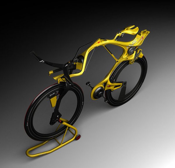 酷酷酷：外形像超级英雄座驾的概念电动自行车图2