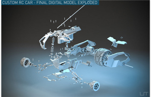 3D打印的遥控越野车「Utype-design」图4