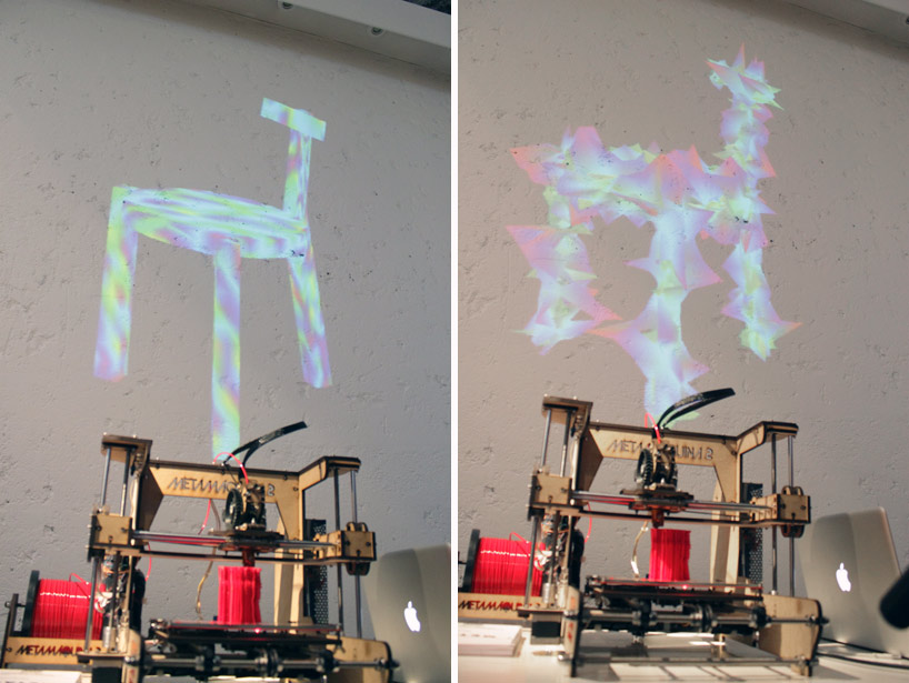 用 3D 打印机打印的噪音椅子图2