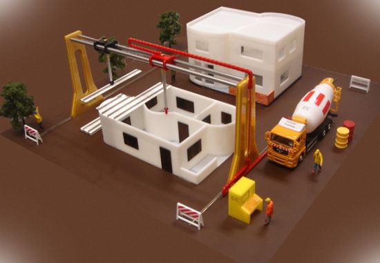 3D打印房子来了 20小时造一栋楼!图1