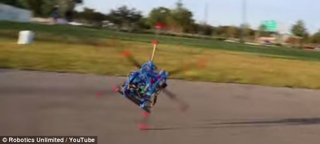 美国研制出六条腿奔跑机器人：时速达32公里图2