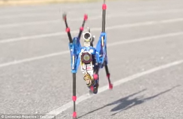 美国研制出六条腿奔跑机器人：时速达32公里图1