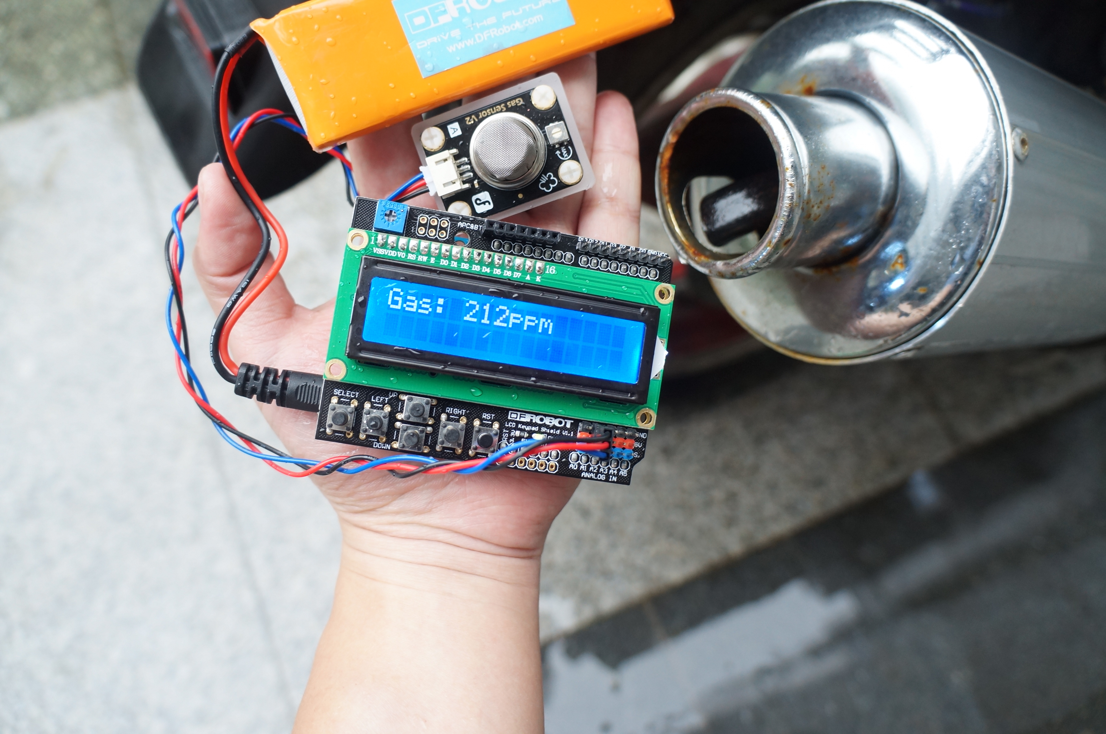 【每日一图】arduino气体传感器总动员图3