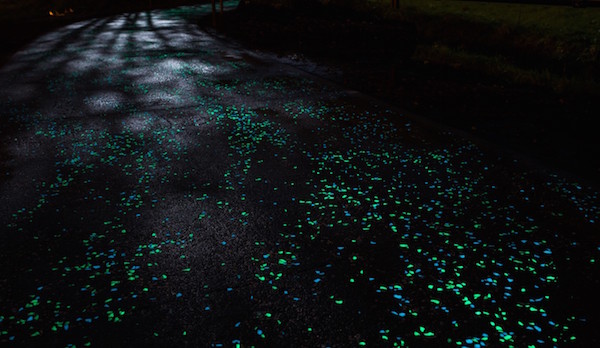 会发光的梵高自行车道让人想起《星夜》图8