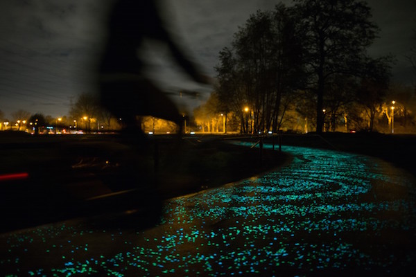 会发光的梵高自行车道让人想起《星夜》图9