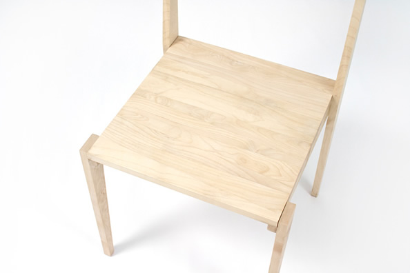 mo-ow 一把木制椅子 24根相同的组件图5