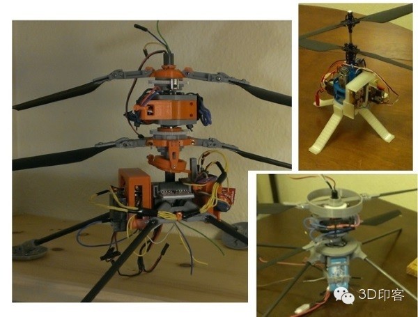3D打印同轴飞行器～比四轴更像无人机图3