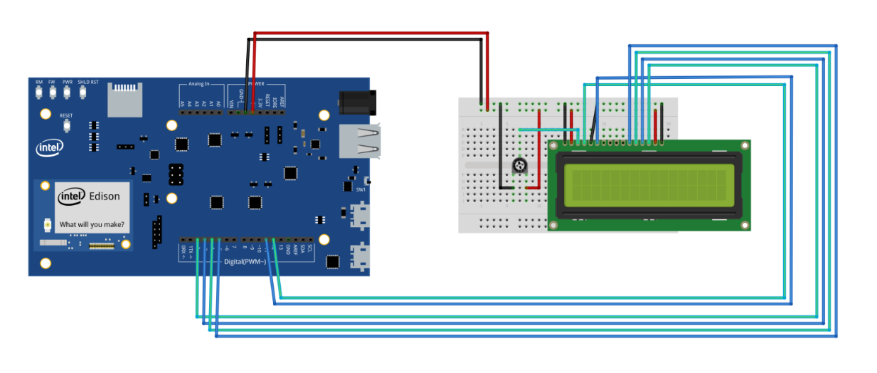 Intel Edison官方样例中文版 LCD：滚屏图1