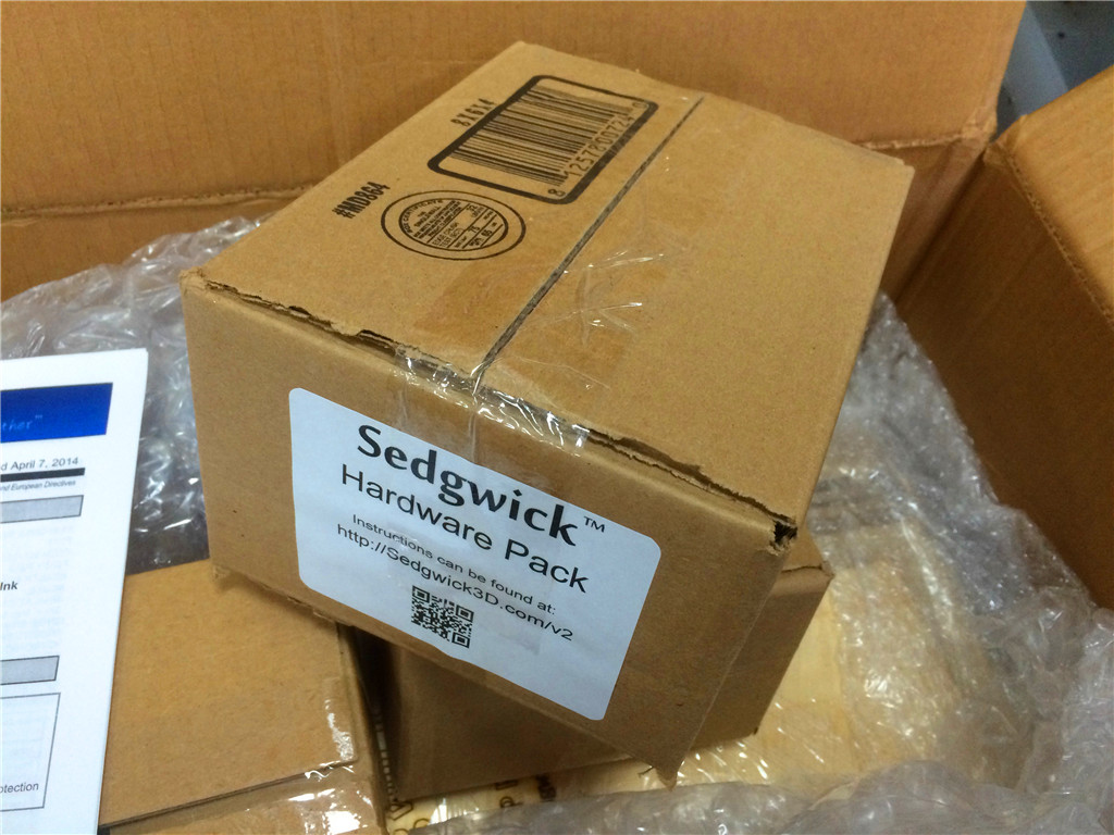 Sedgwick3D printer kit unboxing图3