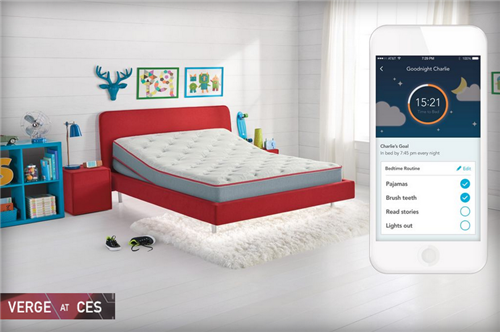 小朋友的睡眠守护神：SleepIQ Kids Bed智能床图1
