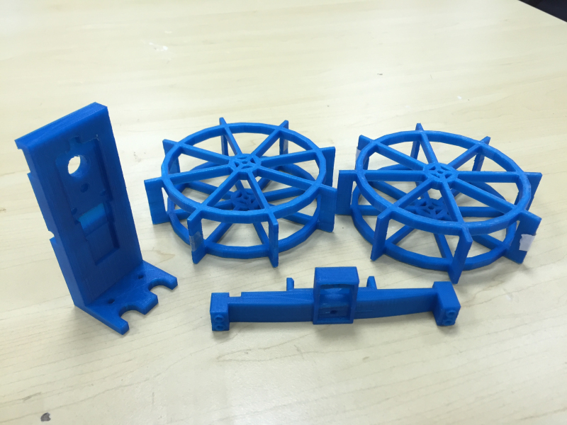 船模小组套材中的3D打印件图5