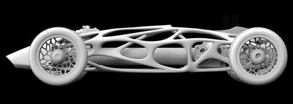 3D打印仿生碳纤维橡胶车图6