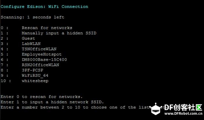 【教程】通过WiFi网络连接Edison图1