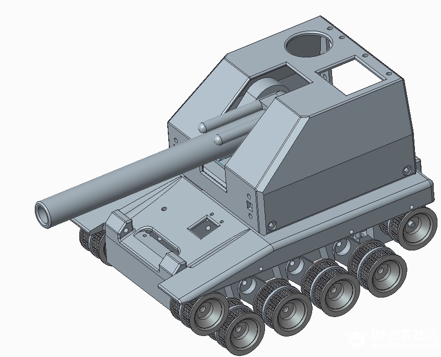 基于Romeo mini控制板的坦克设计与制作应用教程图9