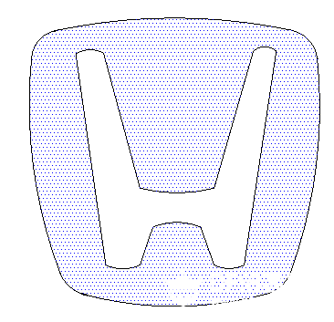 Sketchup扫盲贴——手工绘制本田标志车钥匙扣图15