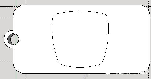 Sketchup扫盲贴——手工绘制本田标志车钥匙扣图11
