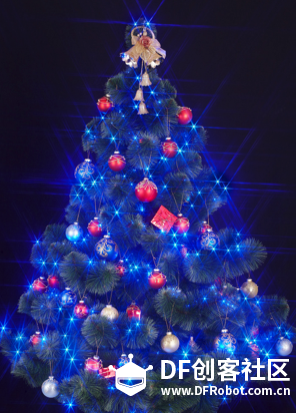 如何制作一颗能随着音乐闪烁着彩色光芒的圣诞树图1