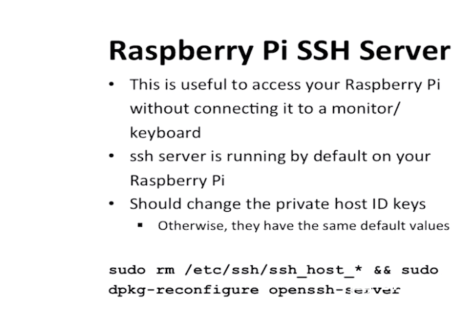 【Raspberry Pi网络编程1】SSH图1
