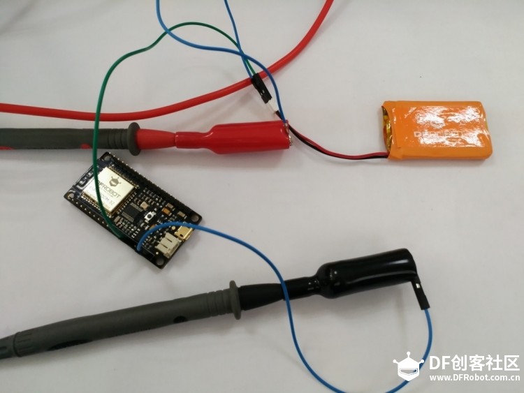 关于Firebeetle Board-ESP32低功耗水果电池的实验图8