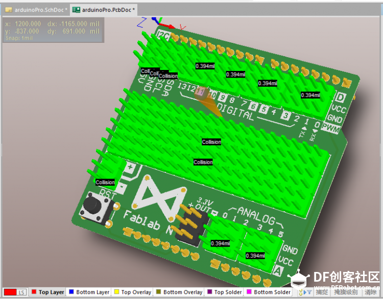 兼容DFrobot传感器的一块拓展板！含源文件！图6