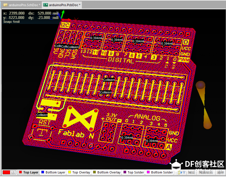 兼容DFrobot传感器的一块拓展板！含源文件！图7