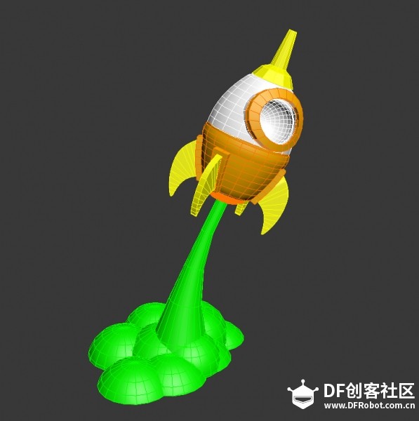 【3D打印】小火箭在发射图2