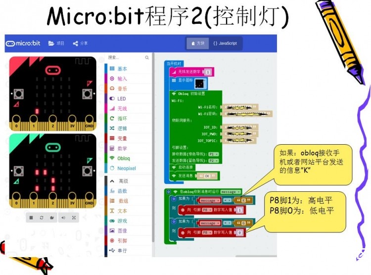 挑战赛1：microbit & OBLOQ 物联网温度传感器数据传输（课件...图10
