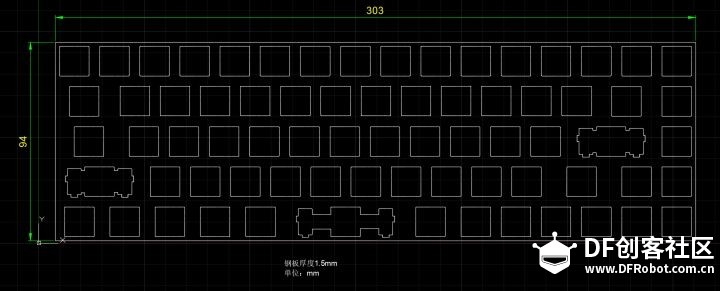熊猫牌 无线蓝牙/红轴minila GH60 机械键盘 DIY图7