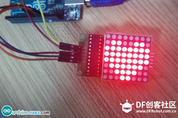 用 Arduino + 点阵模块 DIY 一颗“跳动的心”图1