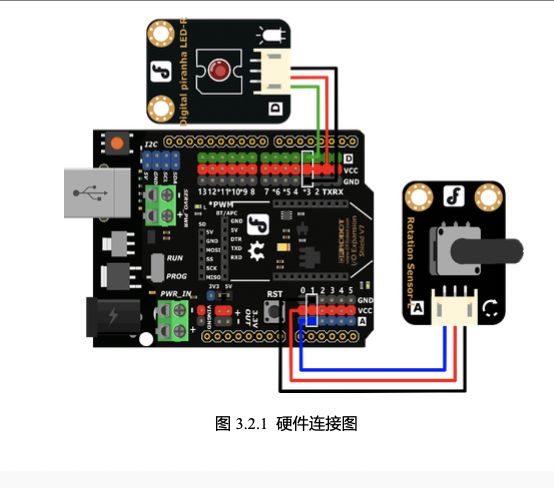 【Mind+】Gravity:Arduino编程积木  造梦空间-调光台灯图4