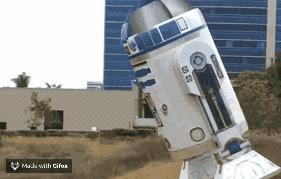 升空 R2-D2变成无人机 星战迷凌乱了图1