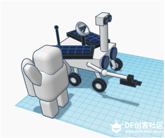#DFRobot2018太空车3D设计+太空车的电路设计图4
