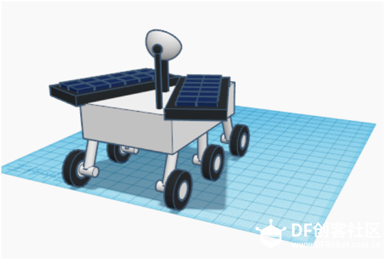 #DFRobot2018太空车3D设计+太空车的电路设计图13