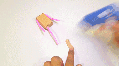 教程丨自制鬼畜滑板机器人，用纸壳就能做图5