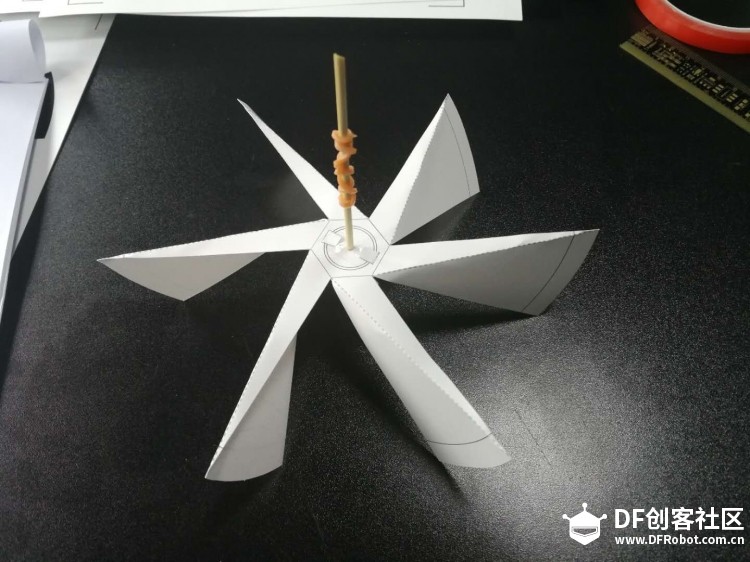 makelog——造物记折纸机器人风力多足兽图4
