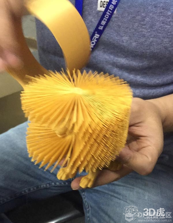 【3D学堂】长毛狮子是怎样3D打印出来的？图3