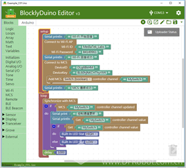 LinkIt 7697开发环境设置之BlocklyDuino图1