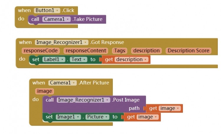 MIT App inventor做的AI图片识别app图1