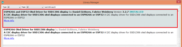 ESP32 Arduino教程：与SSD1306 OLED显示屏进行交互图1