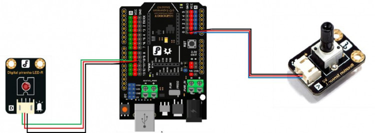 【Mind+】Arduino Uno入门 项目五 可调灯图9