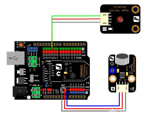 【Mind+】Arduino Uno入门 项目六 智能灯图2