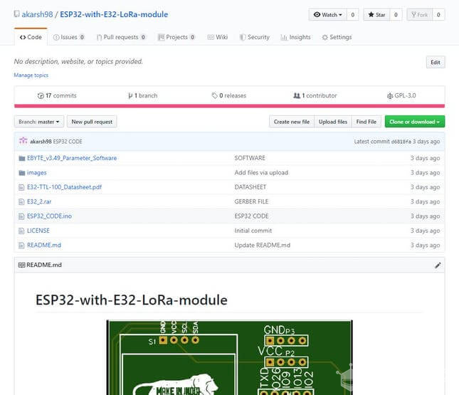 在ESP32上使用E32-433T LoRa模块的教程| LoRa Arduino图8