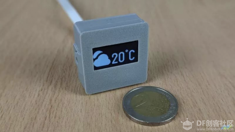 3D 打印的室内温度计，基于 Arduino 和 OLED 屏幕图10
