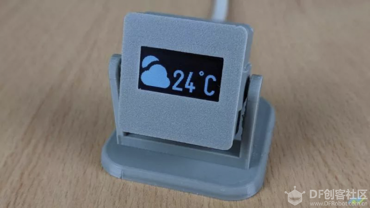 3D 打印的室内温度计，基于 Arduino 和 OLED 屏幕图11