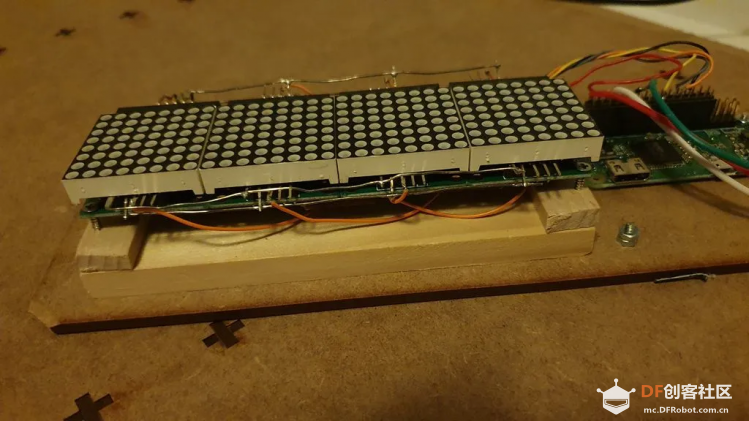 用树莓派做一个木制LED游戏显示器图16