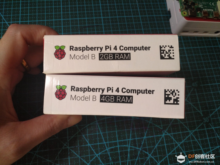 晒晒 树莓派4B  2G和4G版的小细节图2