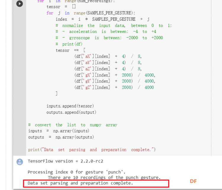 【在 Arduino 上使用机器学习】（二）Tensorflow上构建及训练...图17